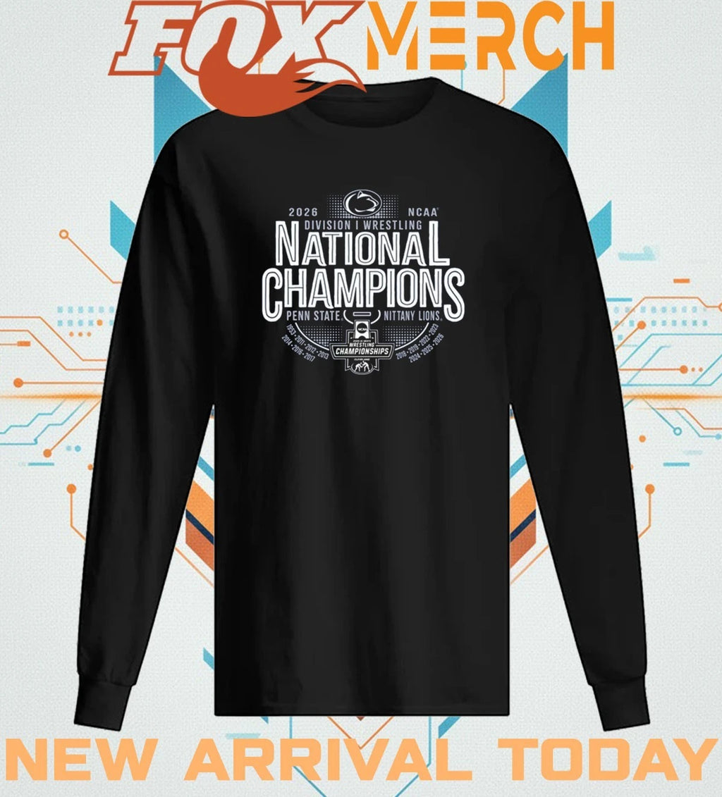 Penn State Nittany Lions 2026 NCAA Wrestling National Champions 14-Time shirt