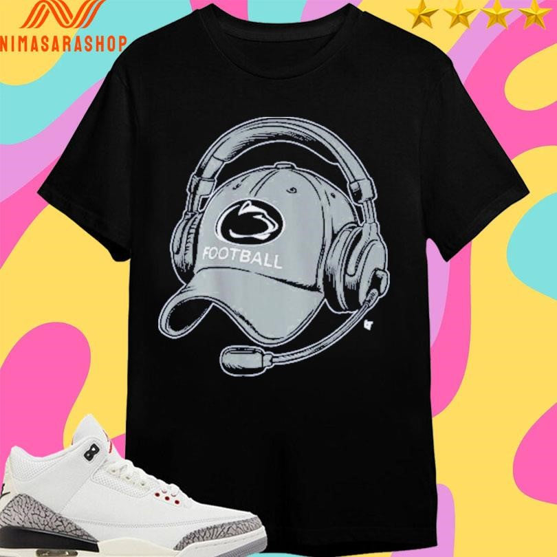 Penn State Nittany Lions Football Coach’s Hat And Headset Shirts