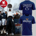 Penn State Nittany Lions Pinstripe Bowl Champions Navy 2025 Two Sided Shirt