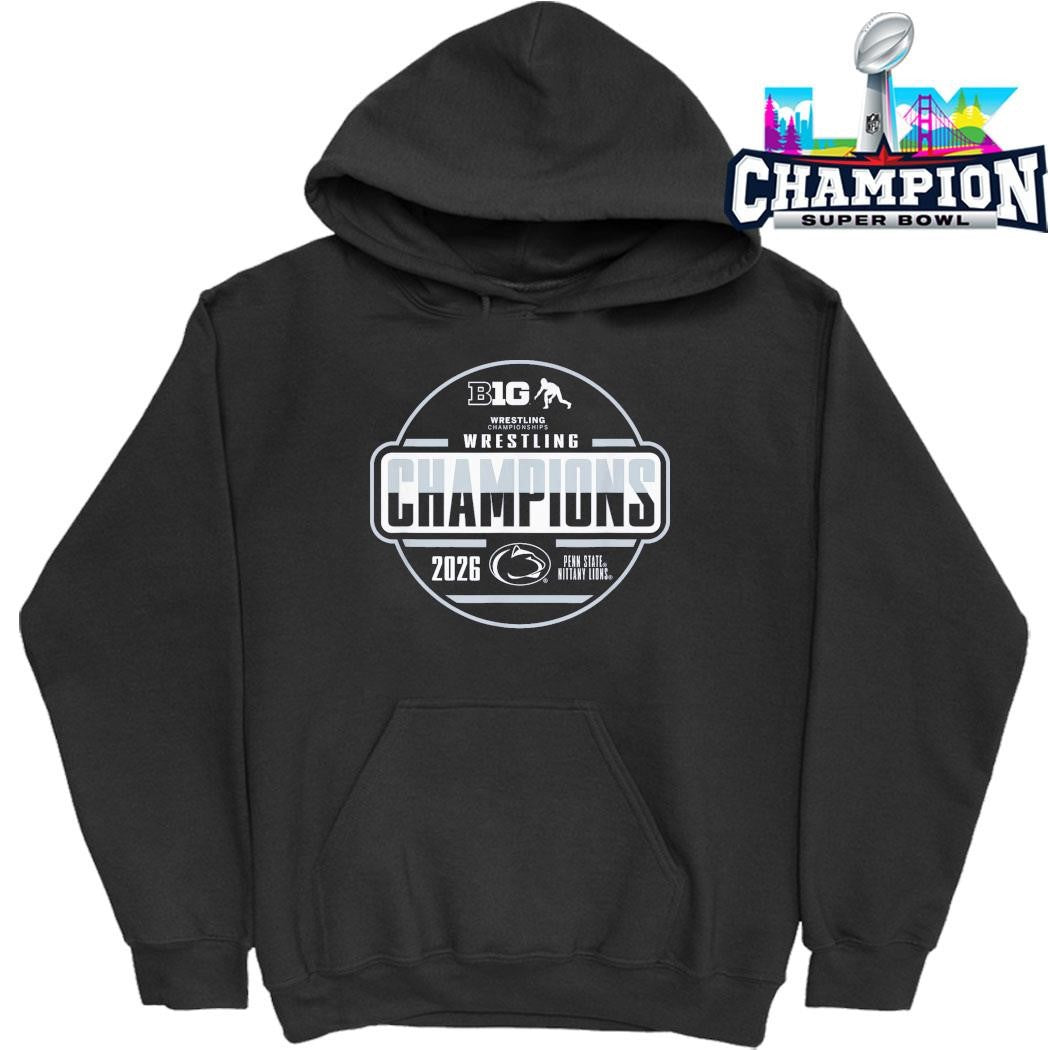 Penn State Nittany Lions Wrestling Big Ten Champs 2026 Shirt