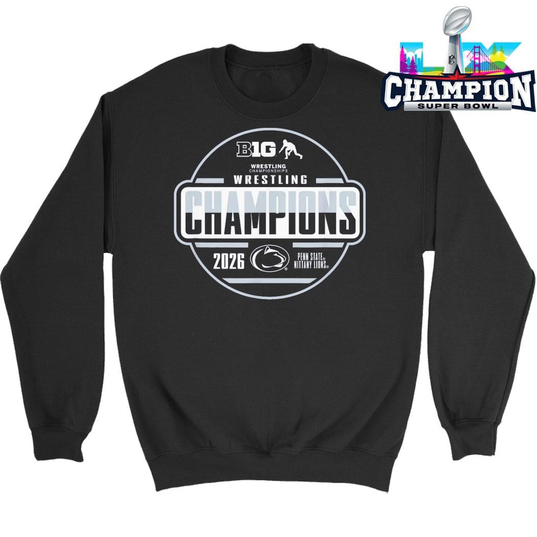 Penn State Nittany Lions Wrestling Big Ten Champs 2026 Shirt