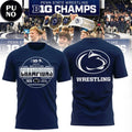 Penn State Wrestling Sets School Scoring Record 2026 Big Ten Championship Shirt