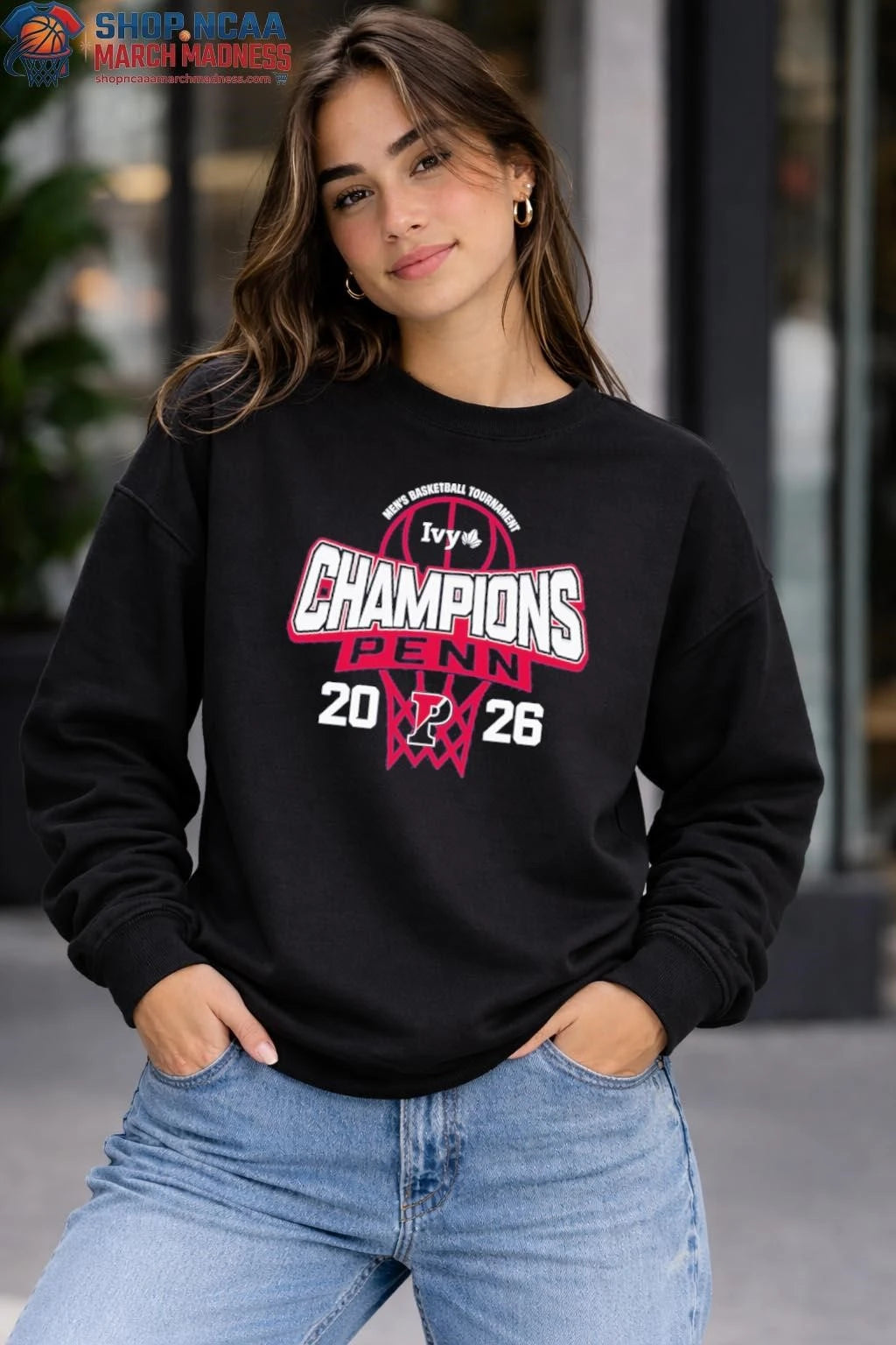 Pennsylvania Quakers Men’s Basketball 2026 Ivy League Tournament Champions T-Shirt