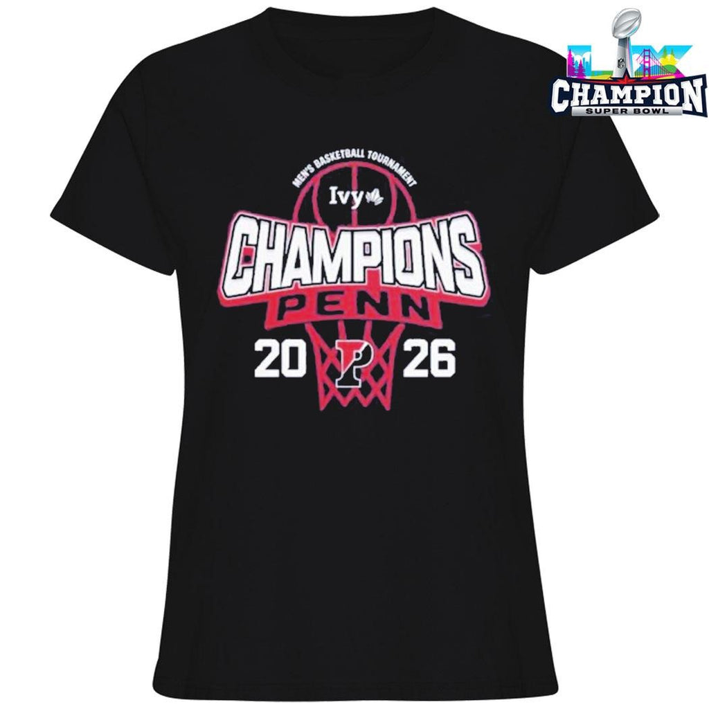 Pennsylvania Quakers Men’s Basketball Ivy League Tournament Champions Shirt