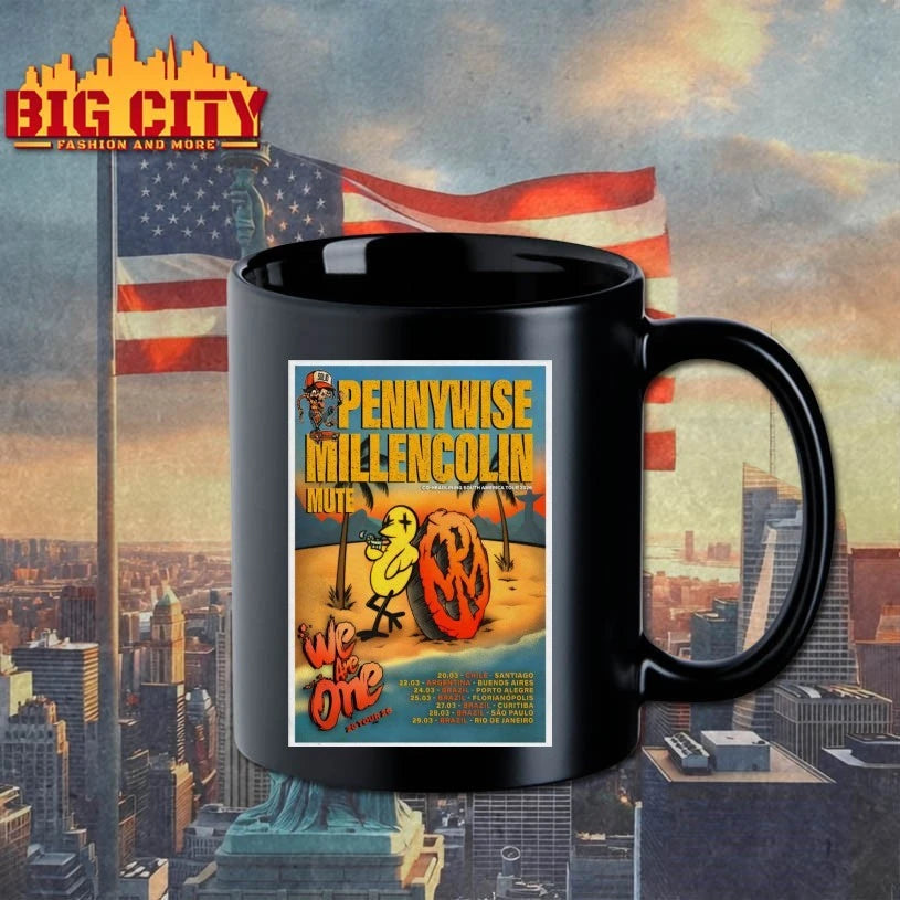 Pennywise Millencolin 2026 Co-Headlining South America Tour Poster shirt
