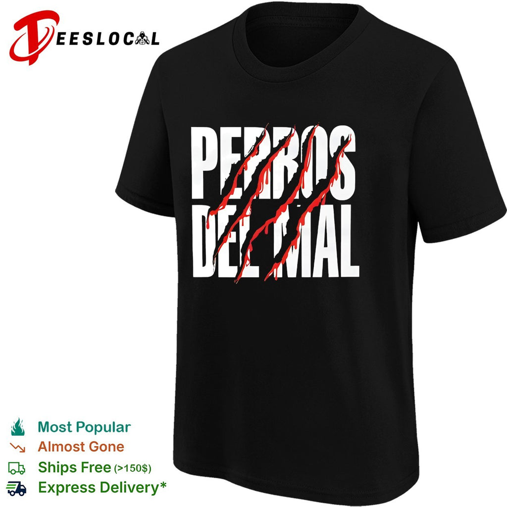Perros del mal claw marks shirt