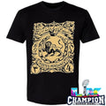 Persian Lion Stamp Shirt Iranian Heritage Shirt
