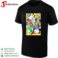 Persona 4 Golden Main Cast and Izanagi Character Art P4 Golden logo shirt