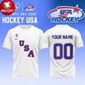 Personalized USA 2026 Olympic Hockey Two Sided Shirt
