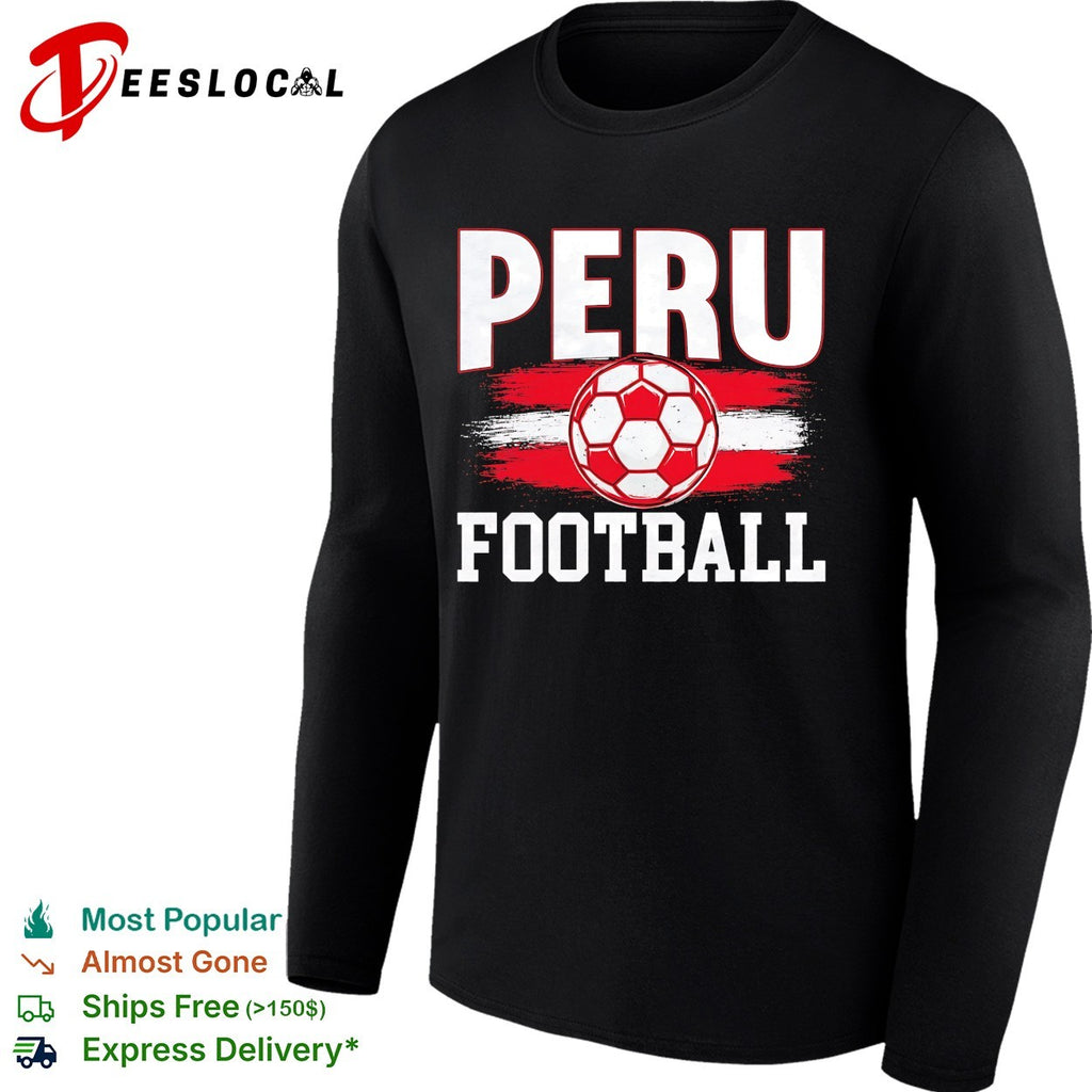 Peru football vintage soccer shirt