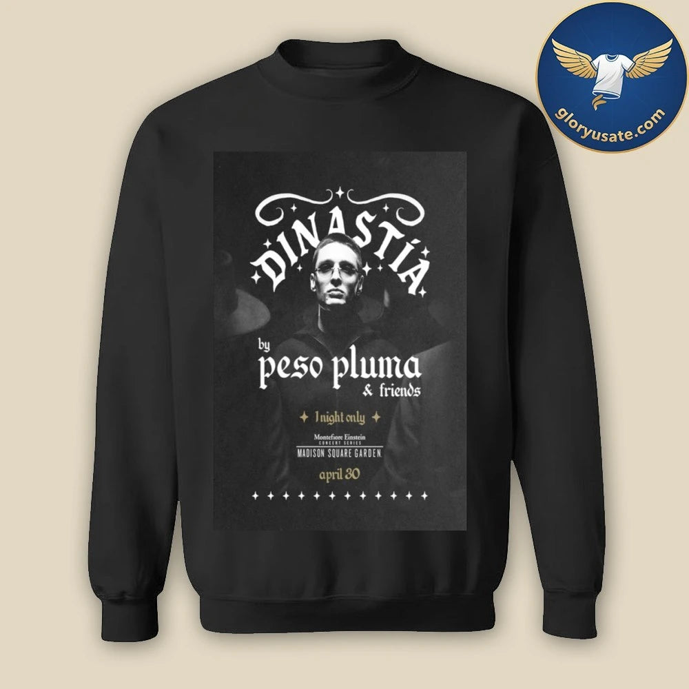 Peso Pluma DINASTIA Tour Apr 30 2026 Madison Square Garden New York NY Poster Shirt