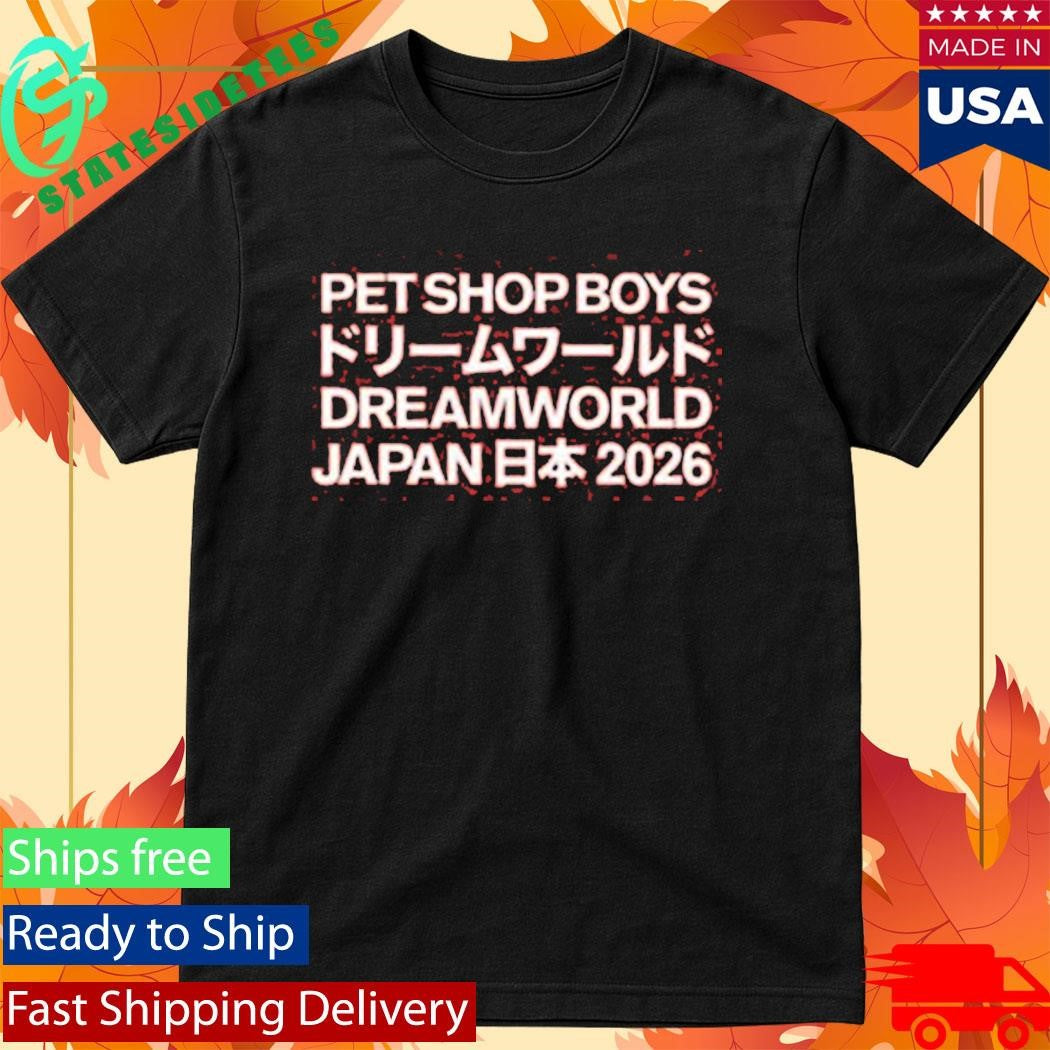 Pet Shop Boys Dreamworld Japan 2026 Shirt