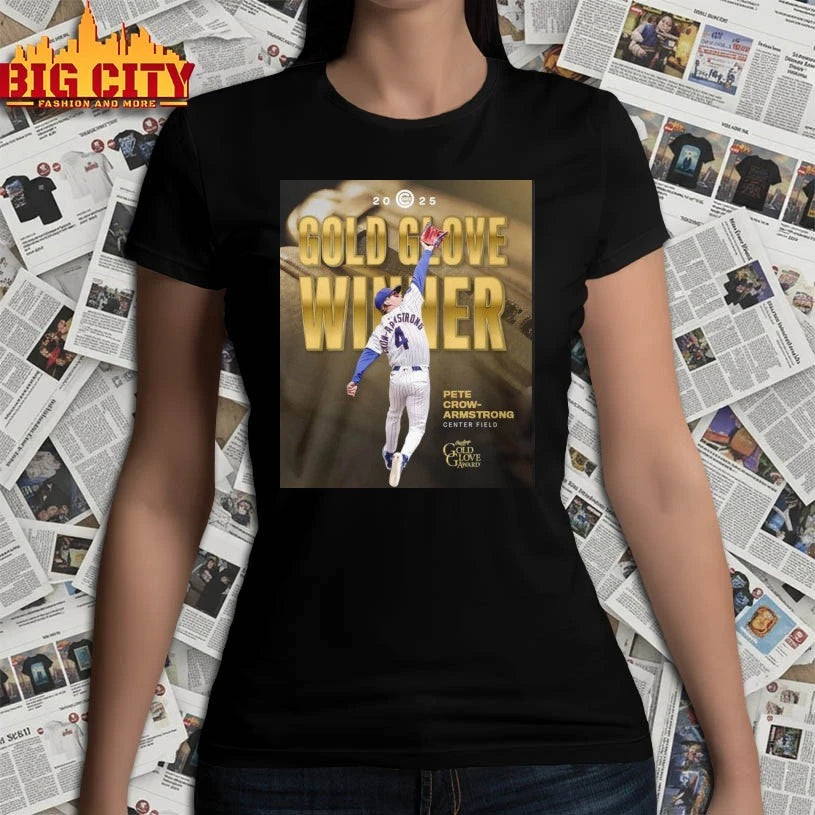 Pete Gold-Armstrong Gold Glove Winners poster shirt