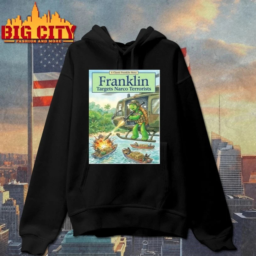 Pete Hegseth Turtle Franklin Target Narco Terrorists shirt