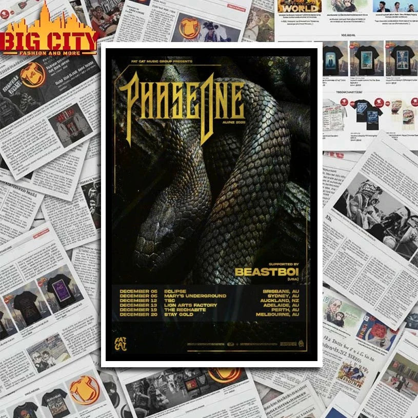 PhaseOne Tour 2024 Poster Shirts