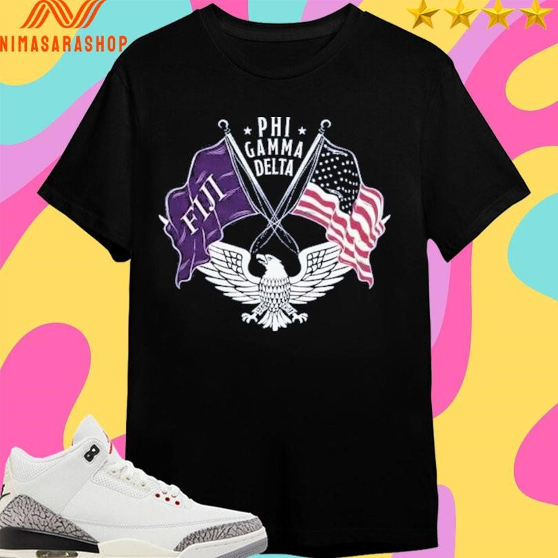 Phi Gamma Delta Fiji Navy Patriot Shirts