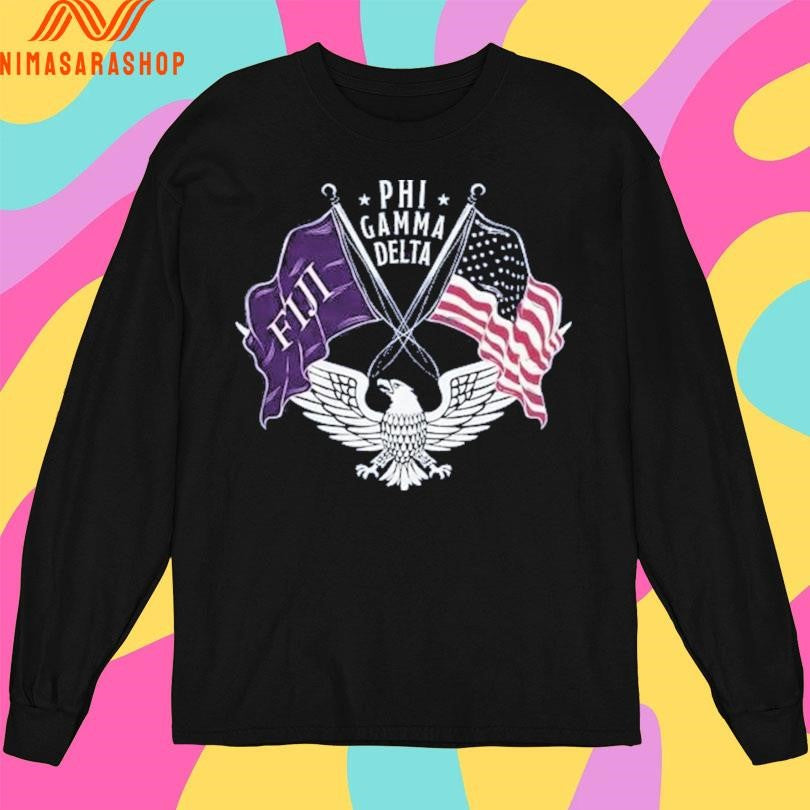 Phi Gamma Delta Fiji Navy Patriot Shirts