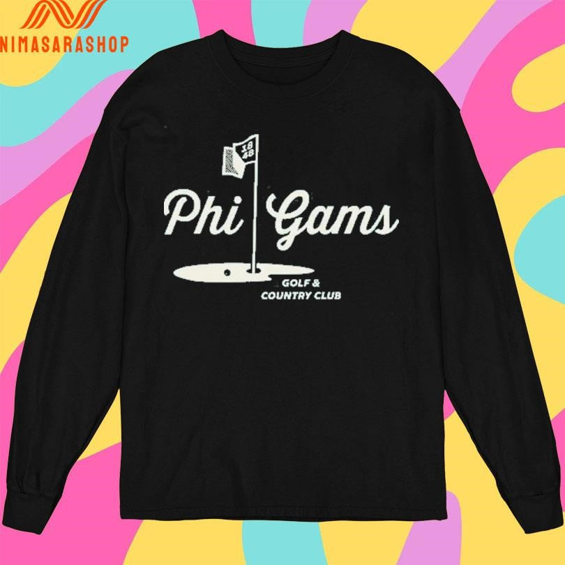 Phi Gams Golf And Country Club Shirts