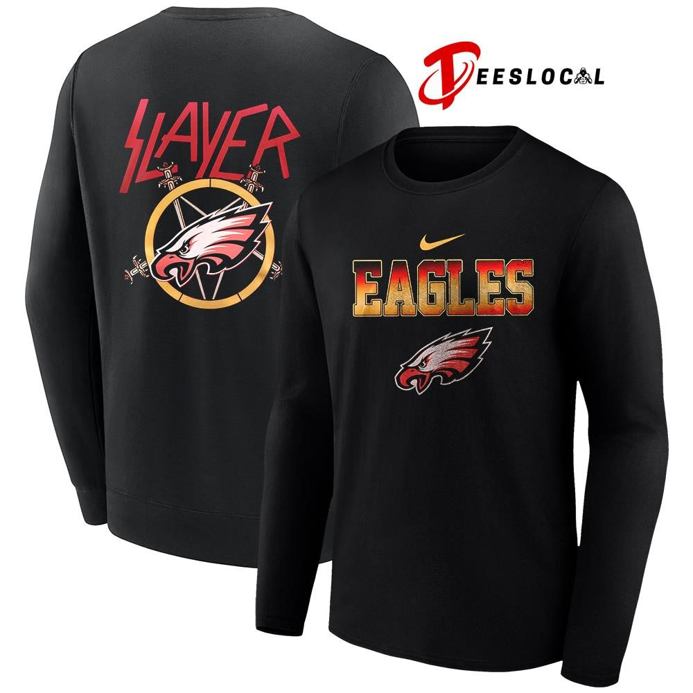 Philadelphia Eagles x Slayer logo shirt