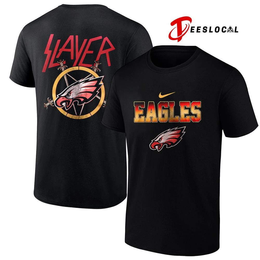 Philadelphia Eagles x Slayer logo shirt