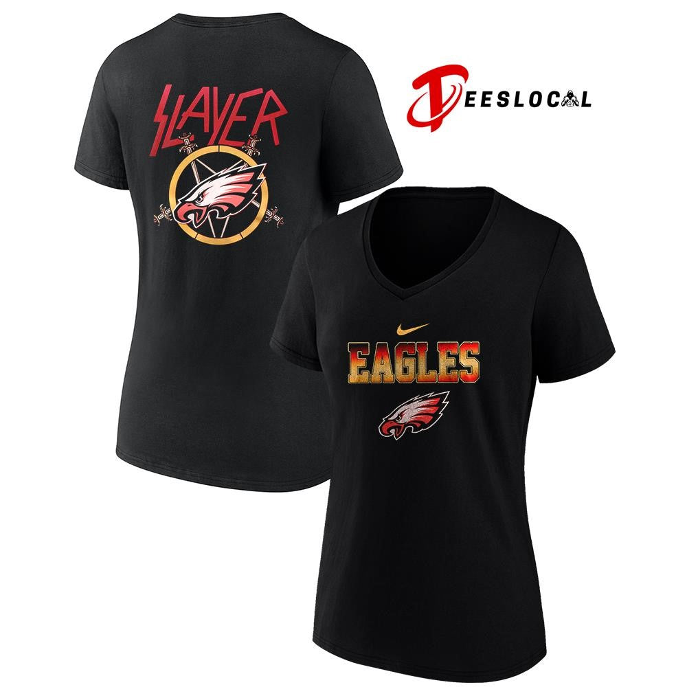 Philadelphia Eagles x Slayer logo shirt