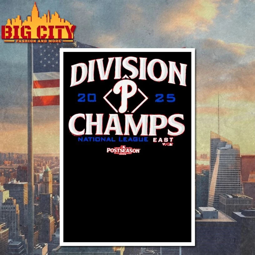 Philadelphia Phillies 2025 NL East Division Champions shirt