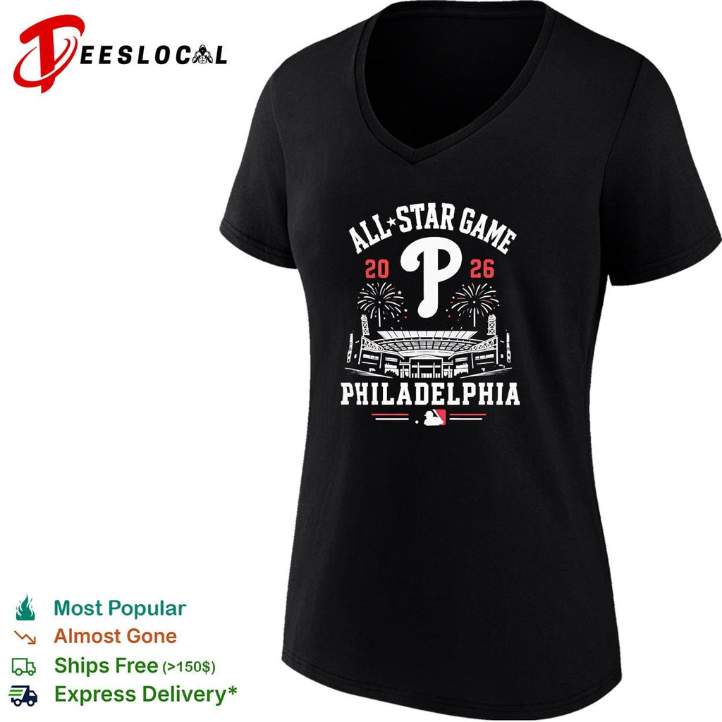 Philadelphia Phillies 2026 All Star Game MLB Stadium Fireworks shirt