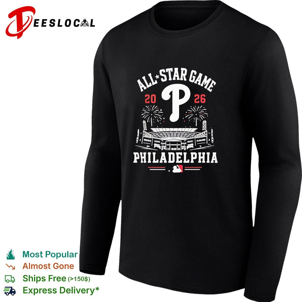 Philadelphia Phillies 2026 All Star Game MLB Stadium Fireworks shirt