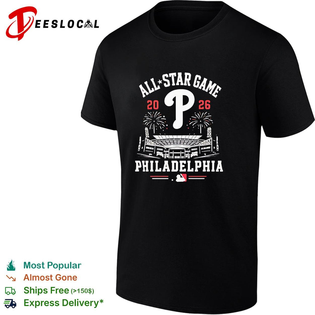 Philadelphia Phillies 2026 All Star Game MLB Stadium Fireworks shirt