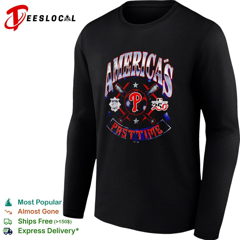 Philadelphia Phillies America’s Pastime Celebrating America’s 250th MLB Baseball shirt