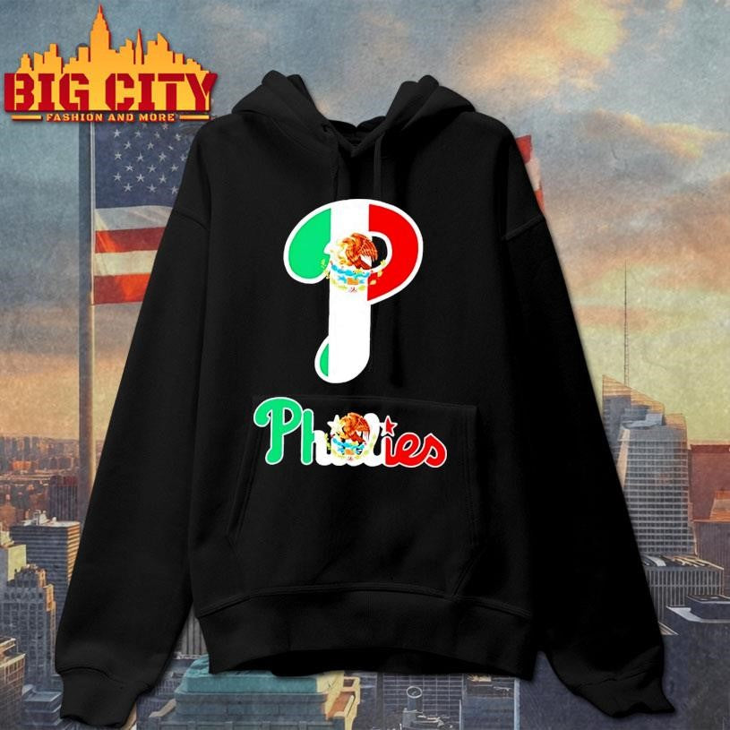 Philadelphia Phillies Baseball X Mexican Flag Shirt