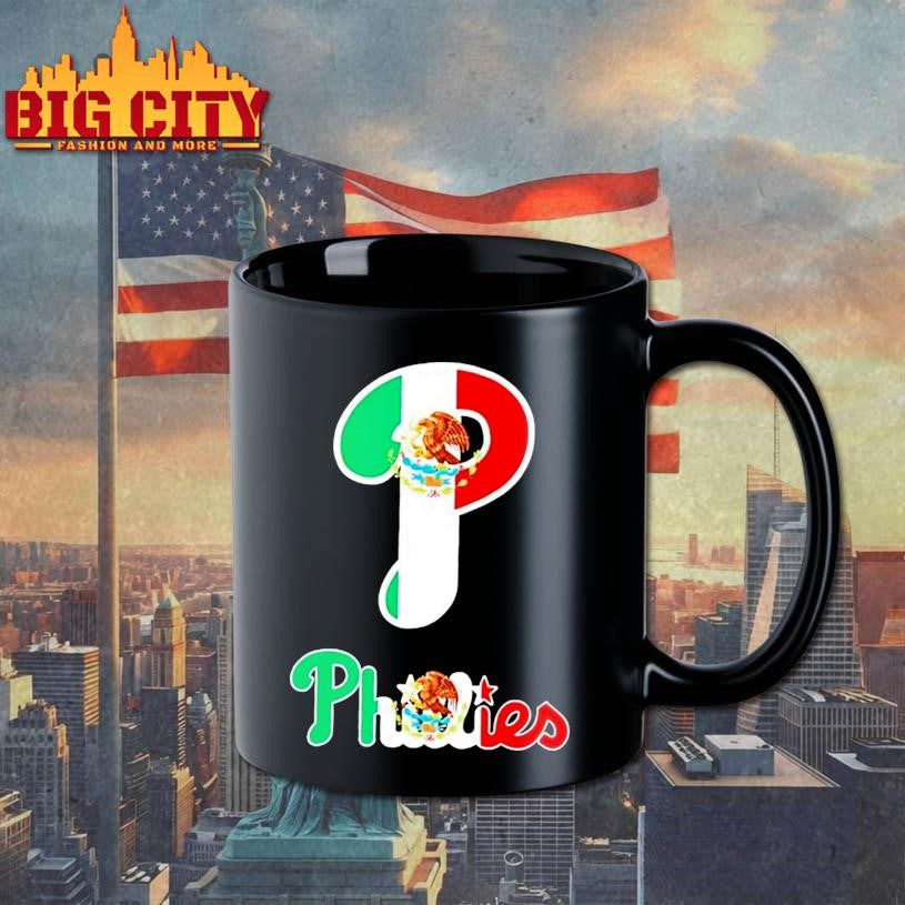 Philadelphia Phillies Baseball X Mexican Flag Shirt