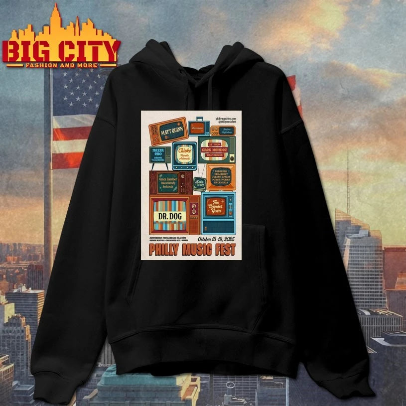 Philly Music Fest 10-13-10-19-2025 In Philadelphia PA Poster shirts