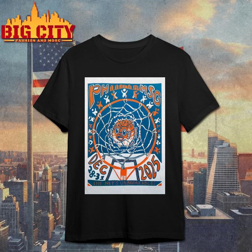Phish MSG Dec 28-31 2025 NYE Poster shirt
