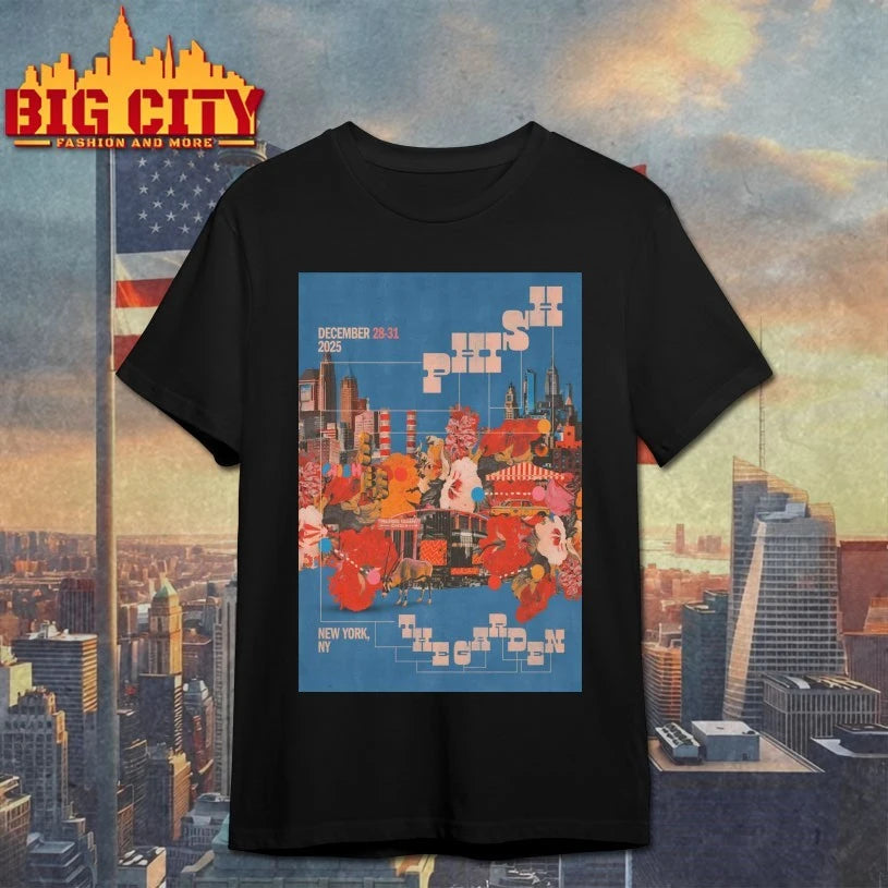 Phish NYC Dec 28-31 2025 Tour Poster Shirt