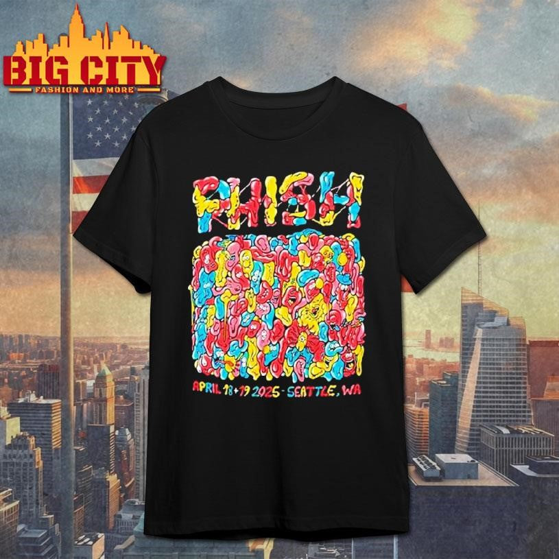 Phish Seattle Gum Wall Spring Tour 2025 Shirt