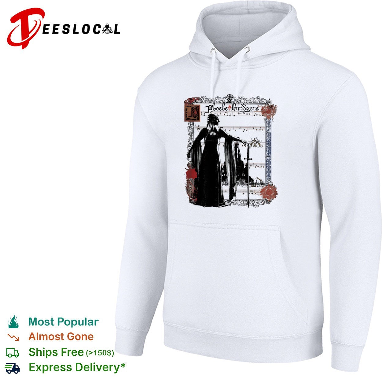 Phoebe Bridgers Medieval Fantasy Castle Sword Music shirt
