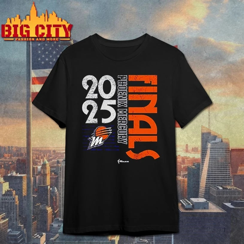 Phoenix Mercury Black 2025 Finals Participant Casual shirt