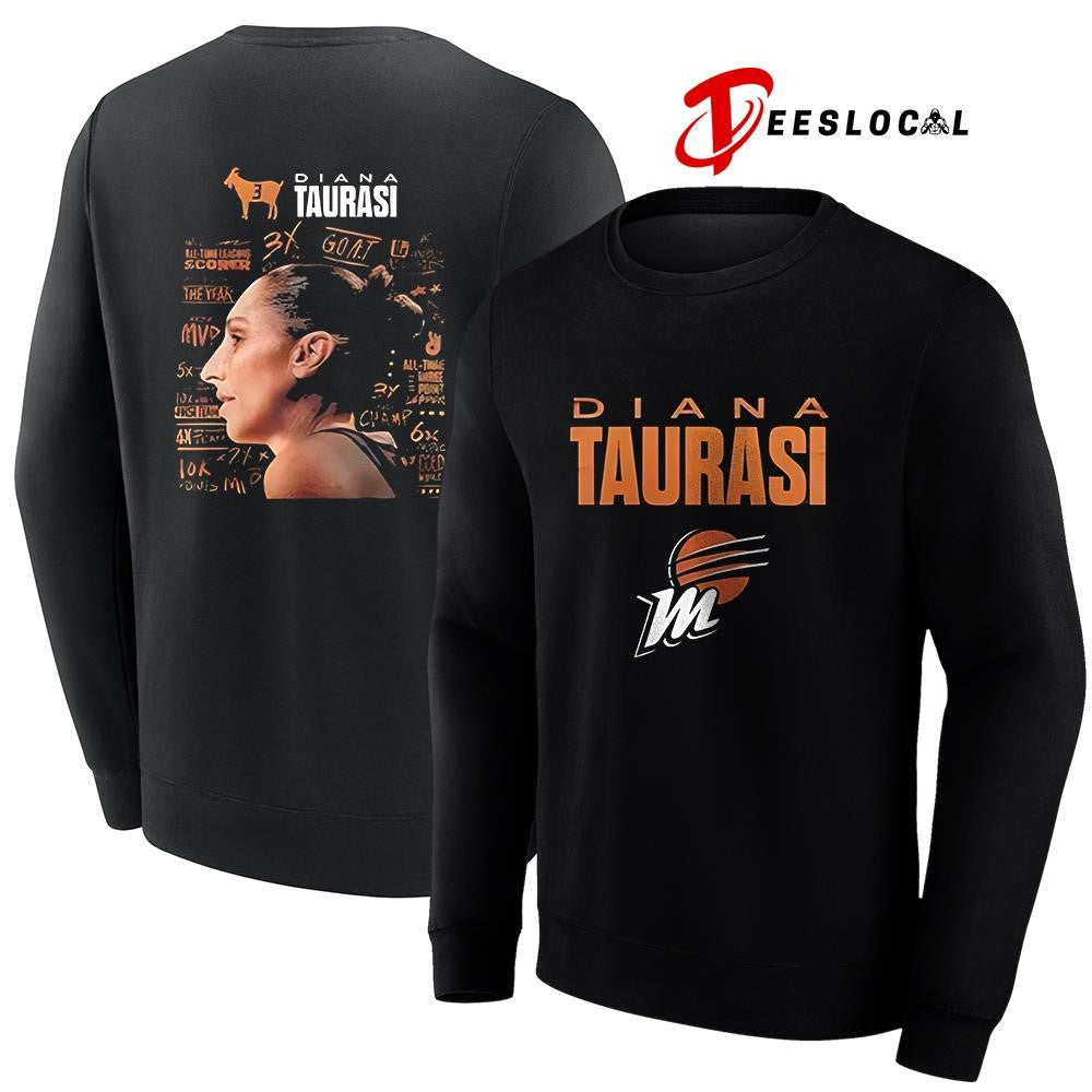 Phoenix Mercury Diana Tauras portrait shirt