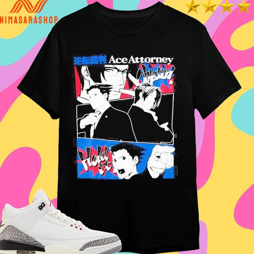 Phoenix Wright Ace Attorney Duo Panels Shirts