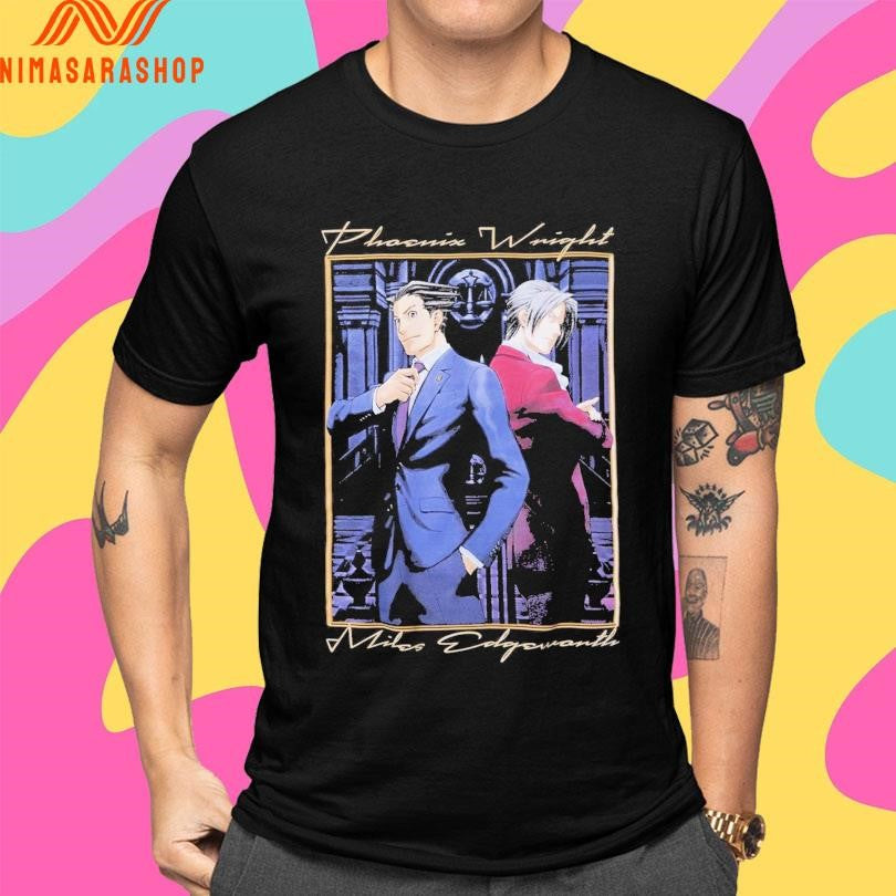 Phoenix Wright Ace Attorney Phoenix And Miles Shirts