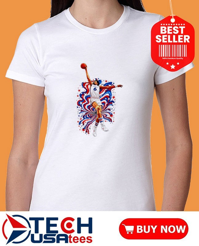 Phunkadelic Dr. J Julius Erving Philadelphia 76ers shirt