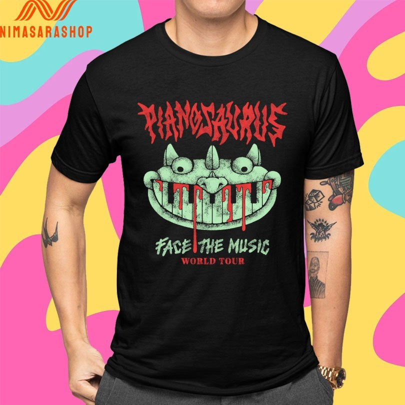Pianosaurus Face The Music World Tour Shirts