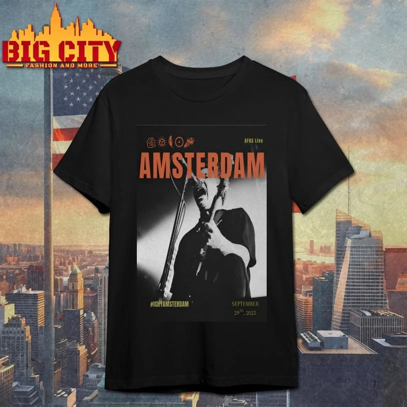 Pierce The Veil Amsterdam, NL at AFAS Live Sep 29 2025 Tour Poster shirts