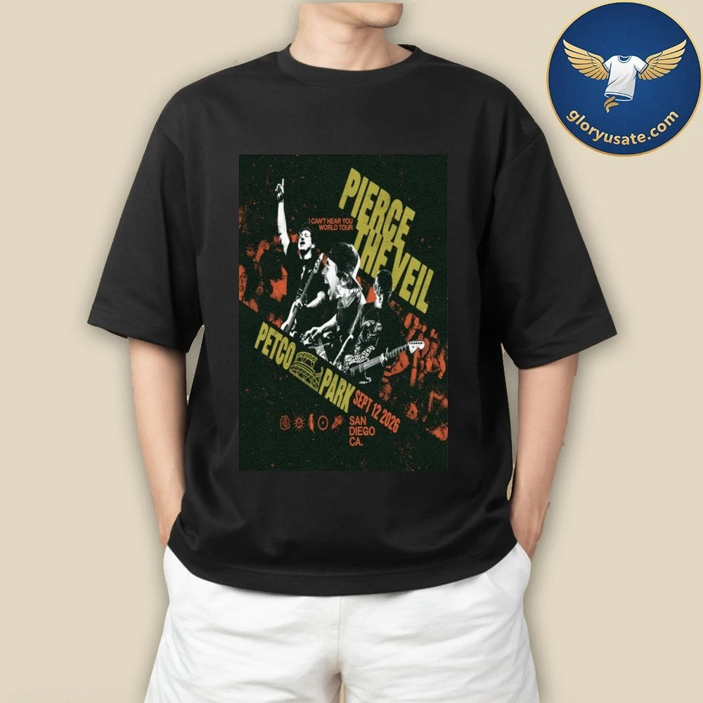 Pierce The Veil Dept 12 2026 Petco Park San Diego CA Poster Shirt