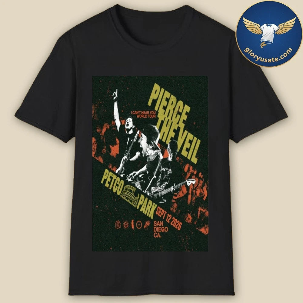 Pierce The Veil Dept 12 2026 Petco Park San Diego CA Poster Shirt