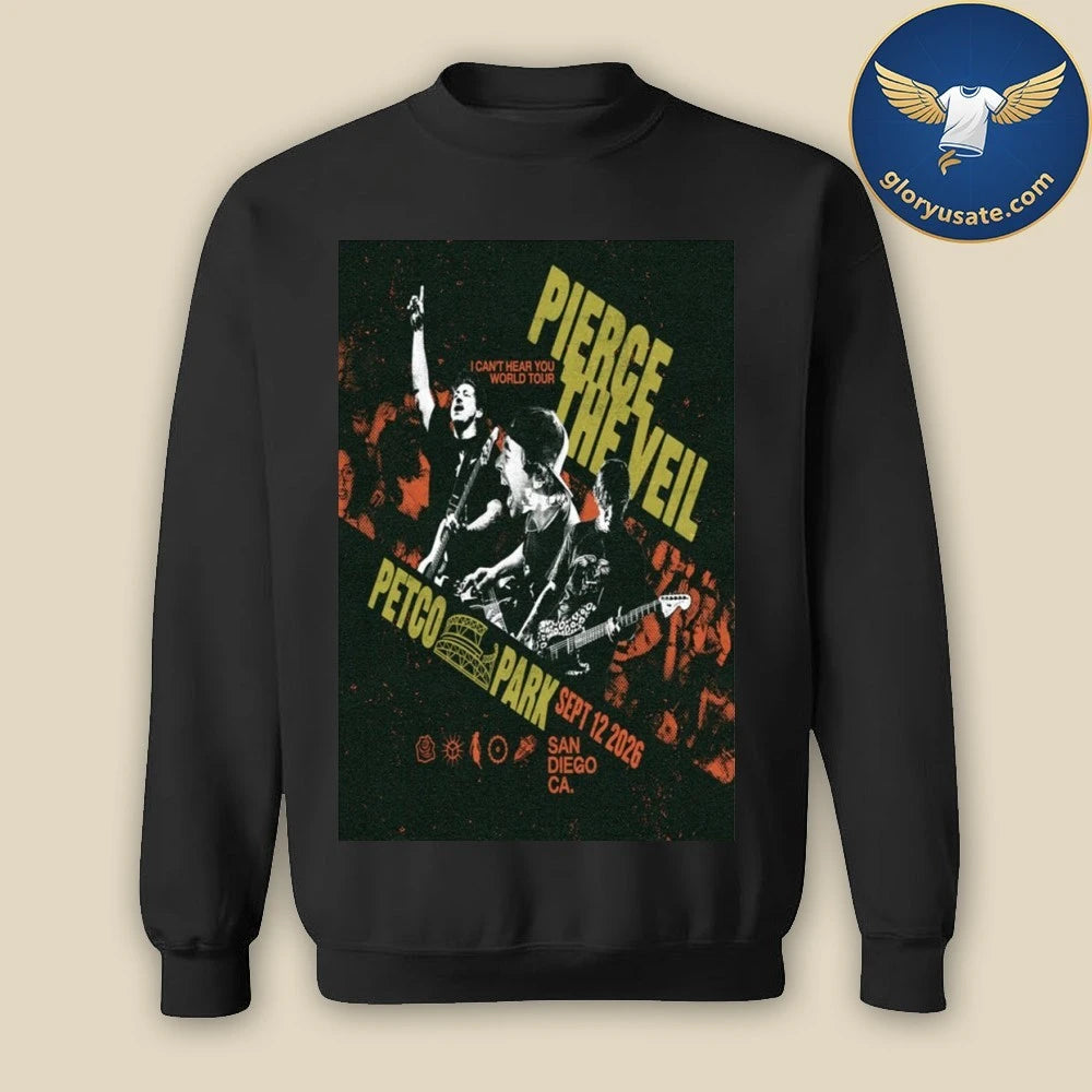 Pierce The Veil Dept 12 2026 Petco Park San Diego CA Poster Shirt