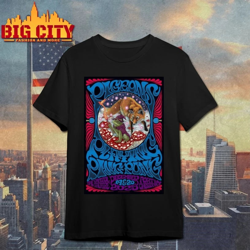 Pigeons Playing Ping Pong Dec 19-20 2025 The Capitol Theatre In Port Chester NY Poster shirt