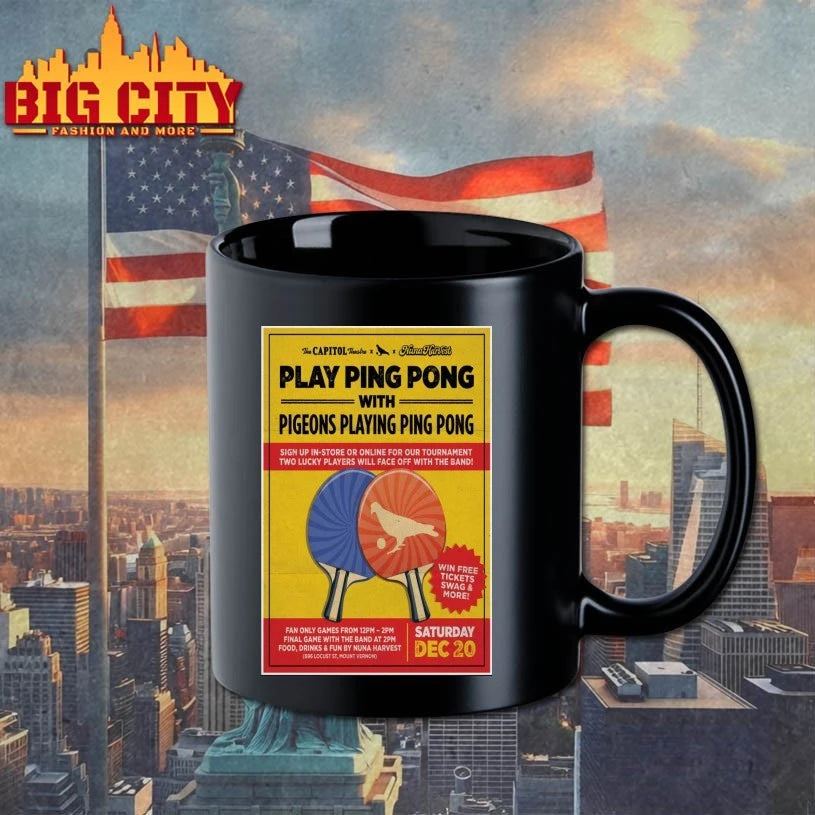 Pigeons Playing Ping Pong Dec 20 2025 The Capitol Theatre Port Chester, NY Poster shirt