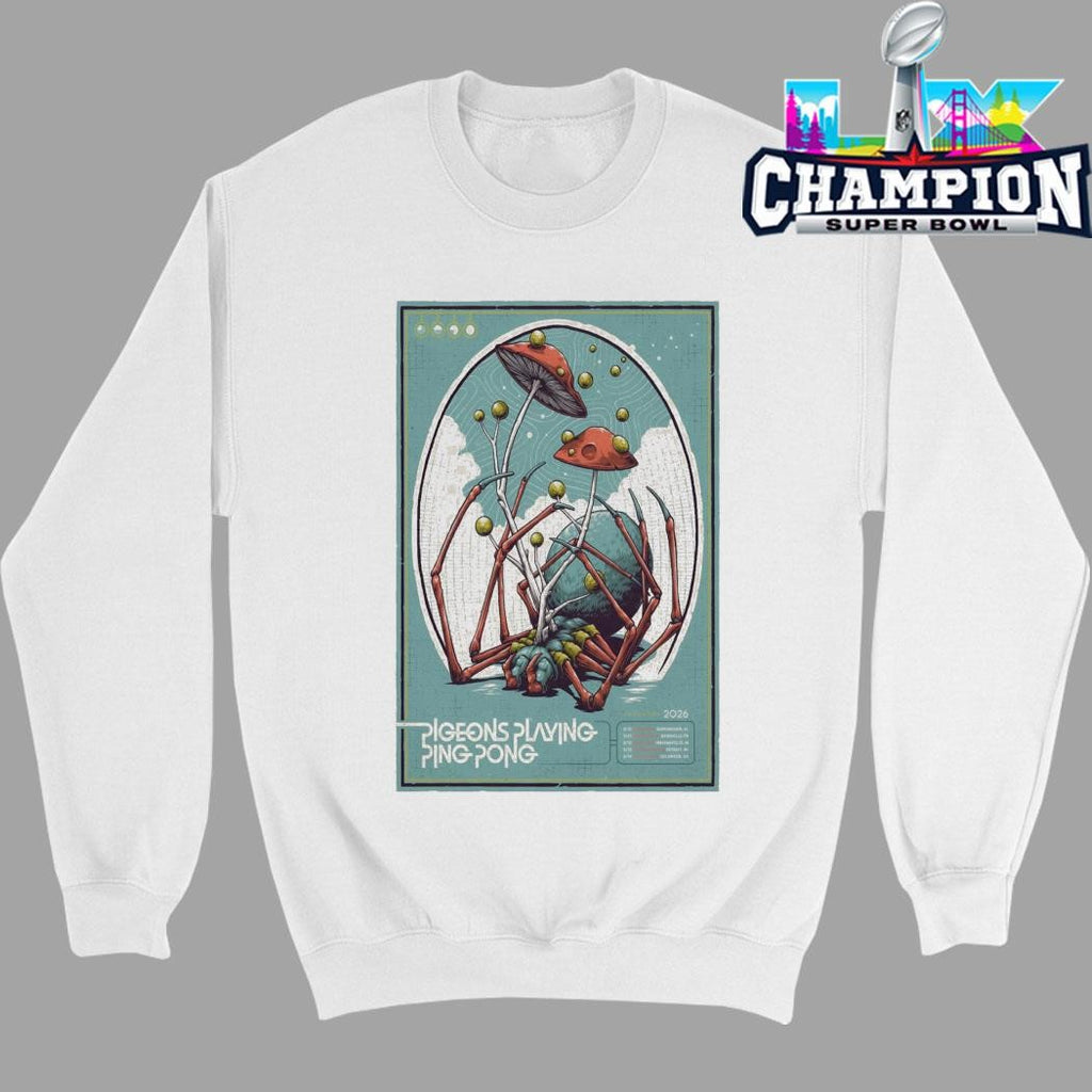 Pigeons Playing Ping Pong Detroit Mi Mar 13 2026 Shirt